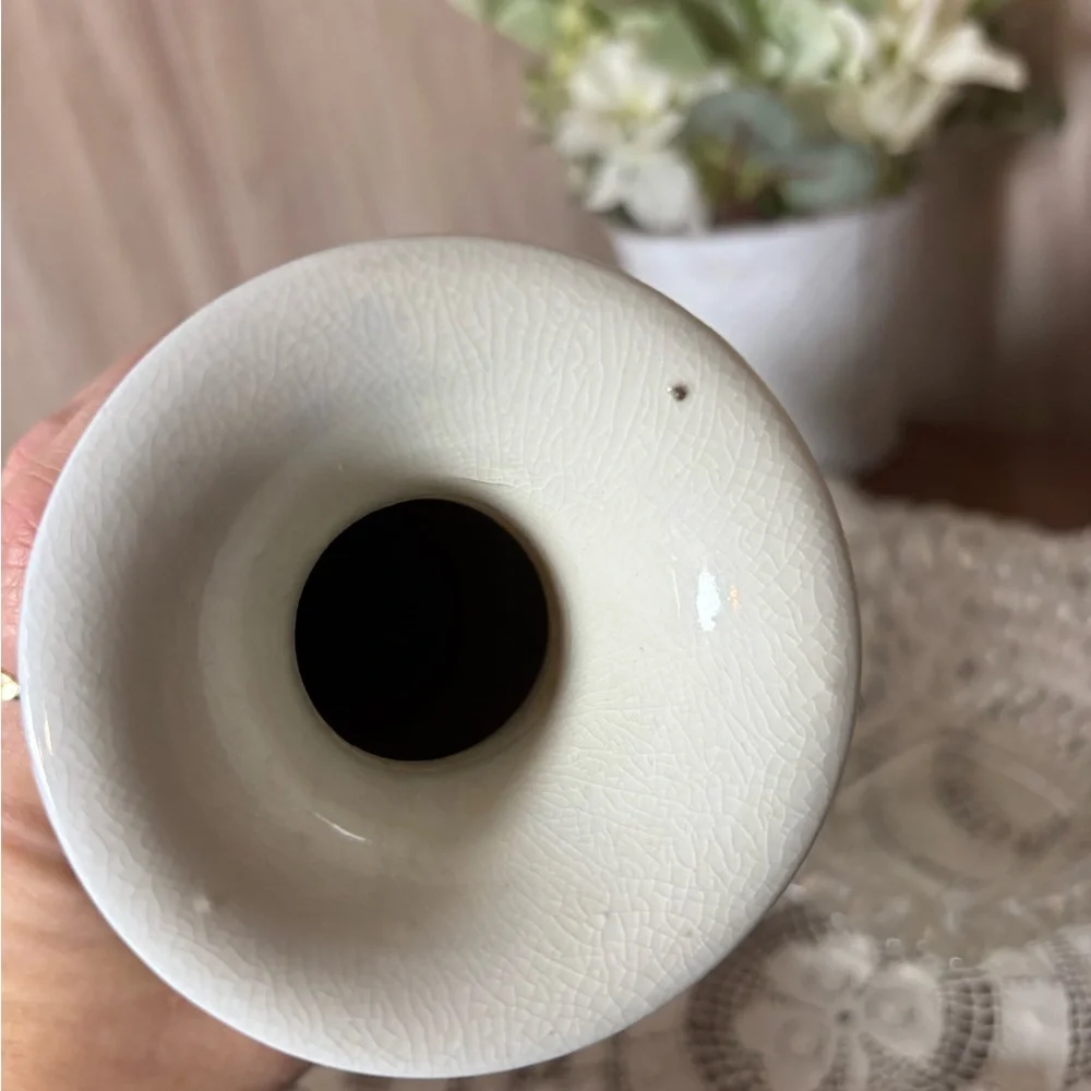 Charming Blue and White Floral Vases Set of 2 China